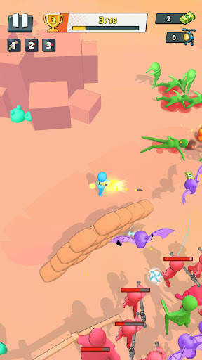 Stickman Defence: Zombie Games screenshot 3