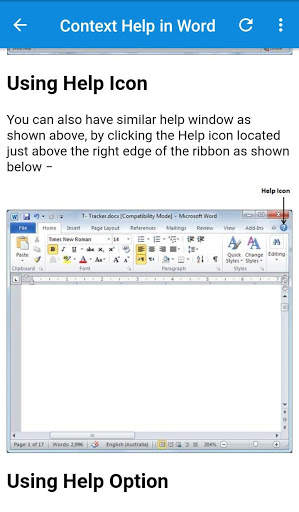 Learn Word 2010 screenshot 8