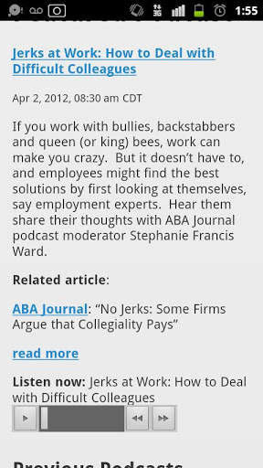 ABA Journal Mobile screenshot 2