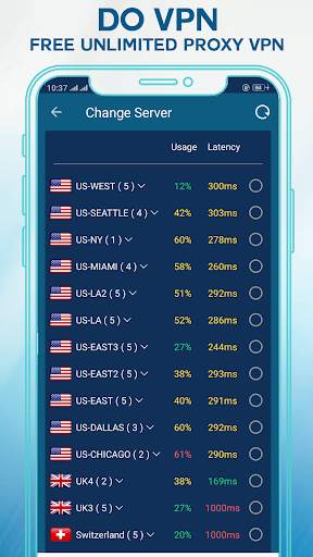 DO VPN 2021 - Free Unlimited Proxy Vpn screenshot 1