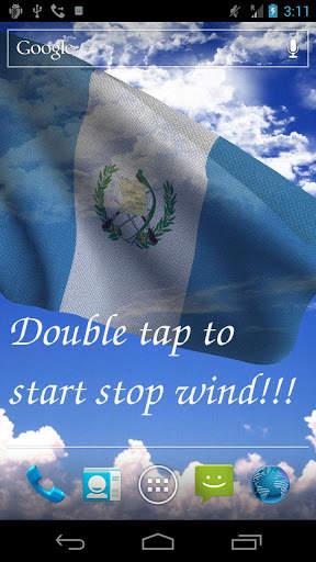 Guatemala Flag Live Wallpaper screenshot 1