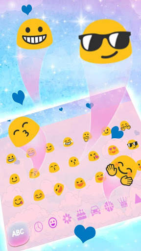 Youthful Unicorn whale Keyboard Theme screenshot 3