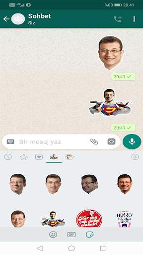 Ekrem İmamoğlu Çıkartmaları🦸‍♂️(WAStickerApps) screenshot 1