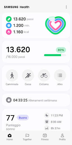 Samsung Health screenshot 1