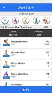 My Team11 screenshot 3