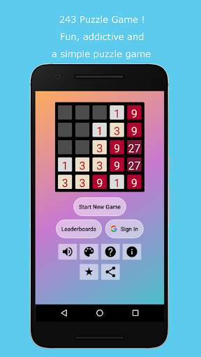 243 Puzzle Game screenshot 1