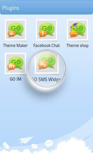 GO SMS Pro Theme Maker plug-in स्क्रीनशॉट 1