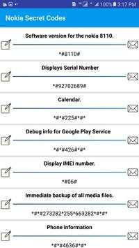 Secret Codes of Nokia Free: screenshot 3