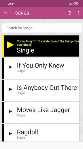 Maroon 5 Lyrics screenshot 3