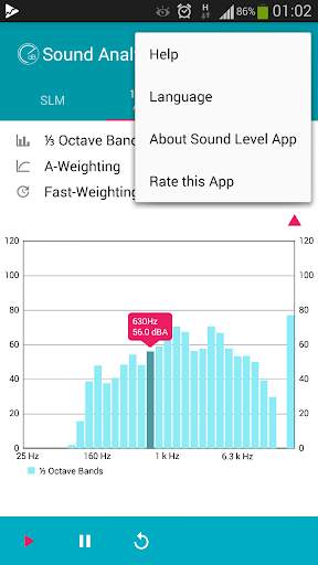 Sound Analyzer App screenshot 5