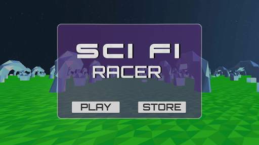 Scifi Space Racing 3D - Hover Car Race screenshot 1