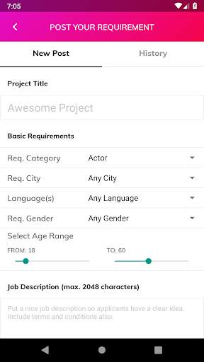 Filmy Profile screenshot 5
