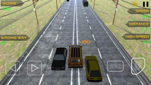 3D Highway Traffic Racing Simulation screenshot 5