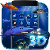 3D Ocean Aquarium Dynamic Fish Theme Skin on 9Apps