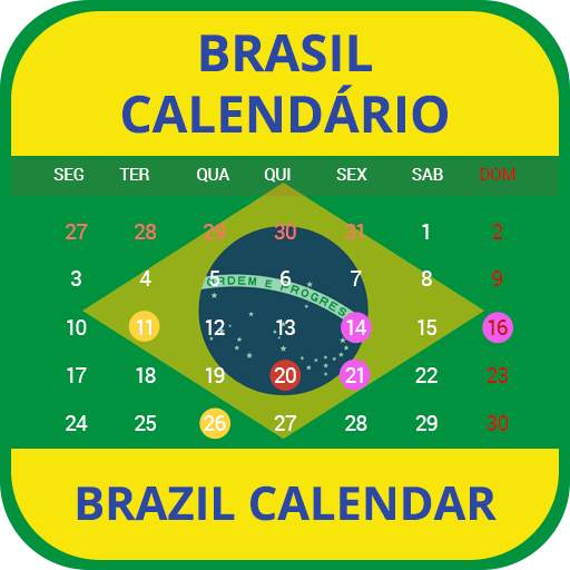 Brasil Calendário 2021 6.0