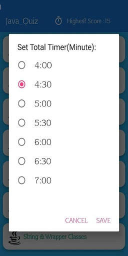 Java Quiz screenshot 3