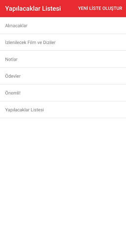 Yapılacaklar Listesi скриншот 3