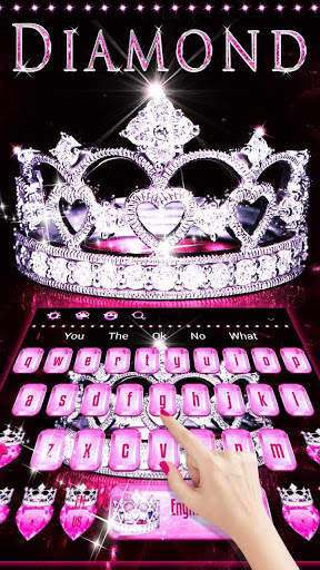 Diamond Crown Keyboard Theme screenshot 2