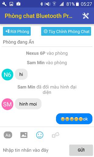 Phòng chat Bluetooth - Premium screenshot 3