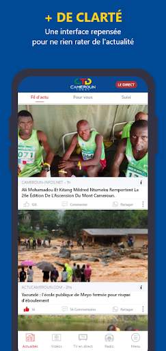 Cameroun Today - Infos & TV 4 تصوير الشاشة