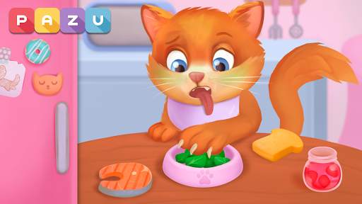 Cat game - Pet Care & Dress up Games for kids screenshot 4