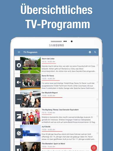 Fernsehen App mit Live TV 10 تصوير الشاشة