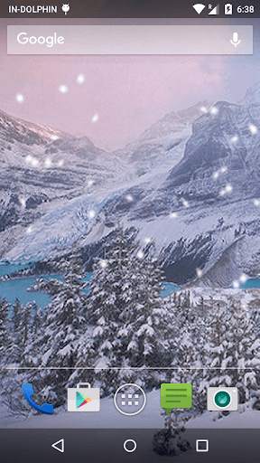 Snowfall Live Wallpaper screenshot 2