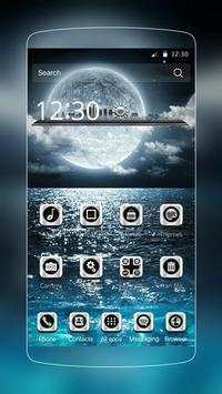 Blue Moonlight Sky Theme screenshot 3