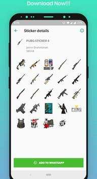 PUBG WA Stickers screenshot 5