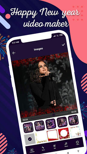 New Year Video Maker With Music screenshot 3