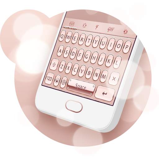Rose Gold Keyboard Theme 3.0.0