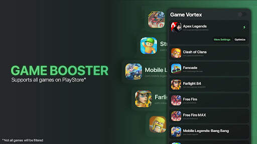 Game Vortex - Game Booster screenshot 1