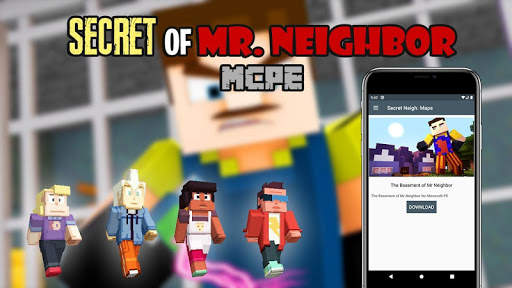 The Secret of Mr Neighbor for Minecraft PE screenshot 3