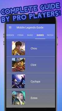 Guide for Mobile Legends 4 تصوير الشاشة