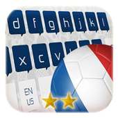 Perancis Sepak bola Keyboard logo