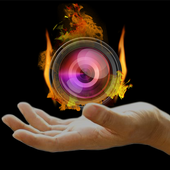 Fire Effect Camera أيقونة