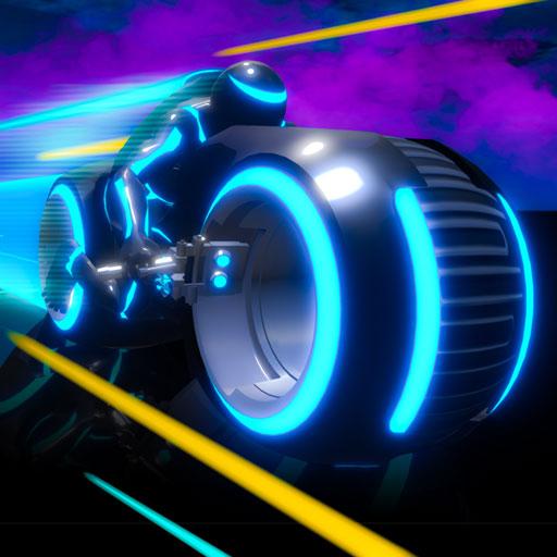 Course de moto extrême: Tron icon
