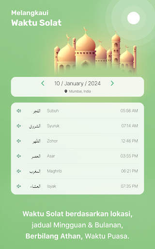 Kalendar Islam & Waktu Solat screenshot 10
