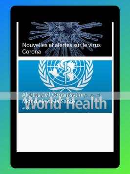 Le virus Corona - Nouvelles et alertes स्क्रीनशॉट 6