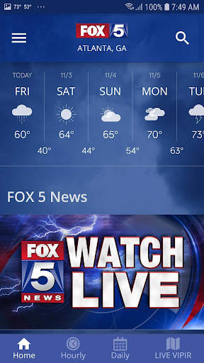 FOX 5 Atlanta: Storm Team Weat screenshot 2