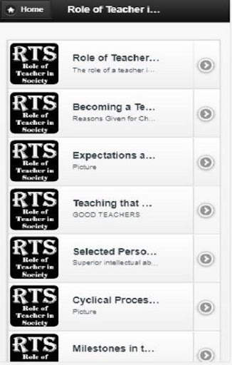 Role of teaching in society screenshot 1