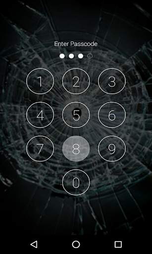 Broken Screen Lock Screen Passcode, broken glass screenshot 6