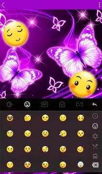 Neon Purple Butterfly screenshot 4