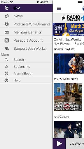 JazzWorks Public Radio App screenshot 3
