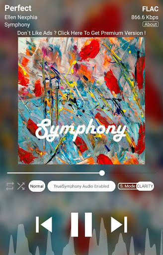 TrueSymphony Music Player 1 تصوير الشاشة