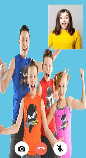 Ninja Kidz TV Game Fake Call & Video 2 تصوير الشاشة