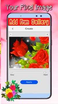 Roses Flowers Coloring - Color By Number_PixelArt screenshot 7