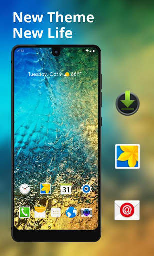 Theme for Redmi 4 HD Wave Bright Wallpaper screenshot 1