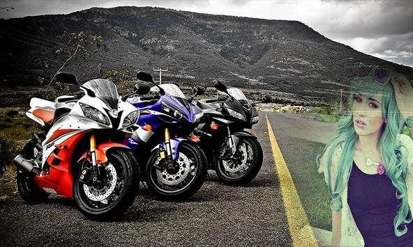 Racing Bike Photo Frame screenshot 2