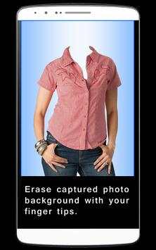 Woman Designer Shirt Foto Edit screenshot 7